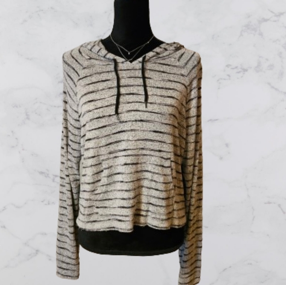 Mossimo Supply Co. Tops - Mossimo women's medium gray and black hoodie